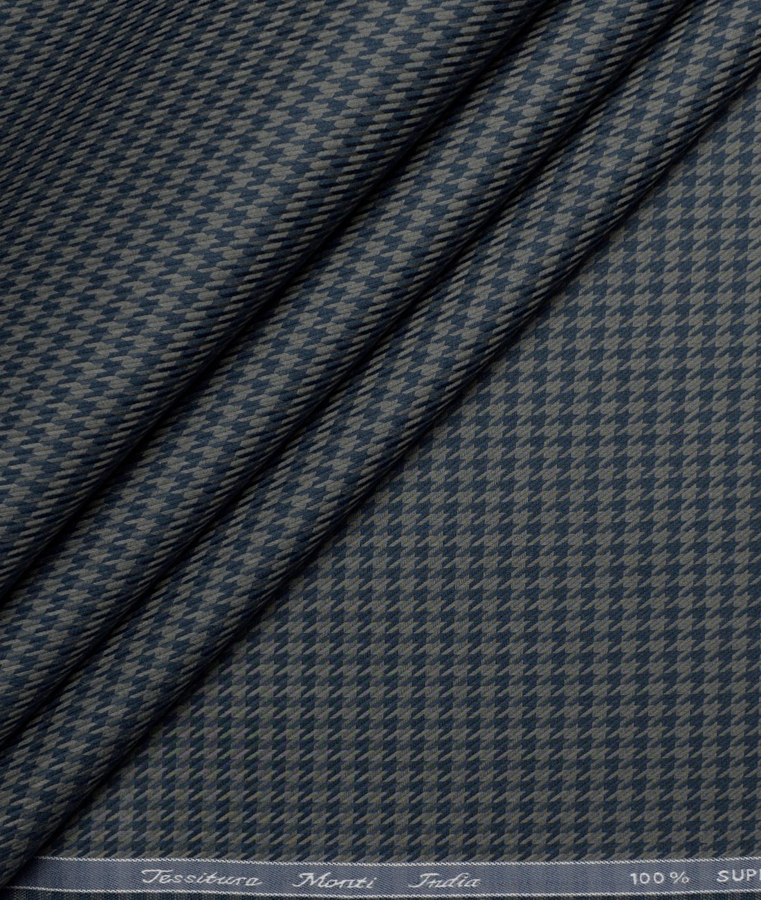 Tessitura Monti Giza Cotton Structured Shirting Fabric (Dark Sea Green) Tessitura Monti Giza Cotton Structured Shirting Fabric (Dark Sea Green)