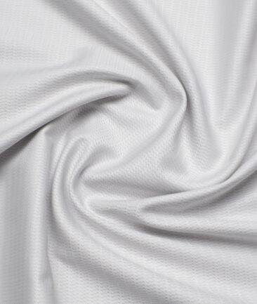 Tessitura Monti  Giza Cotton Structured Shirting Fabric (Light Grey)