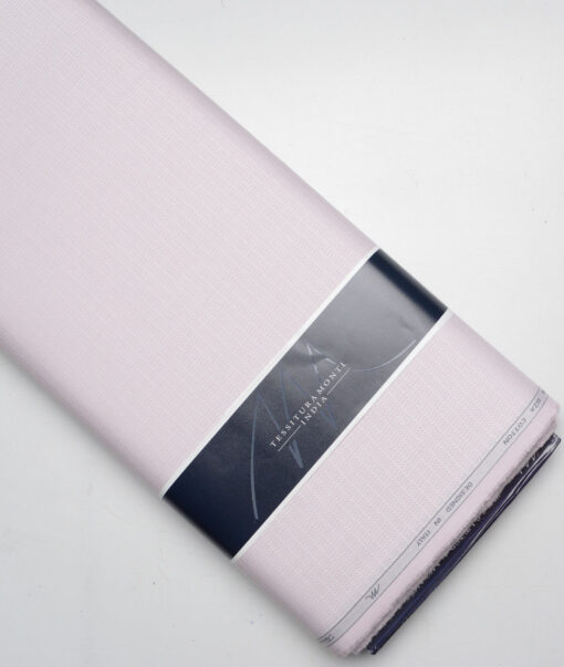 Tessitura Monti  Giza Cotton Structured Shirting Fabric (Pink)