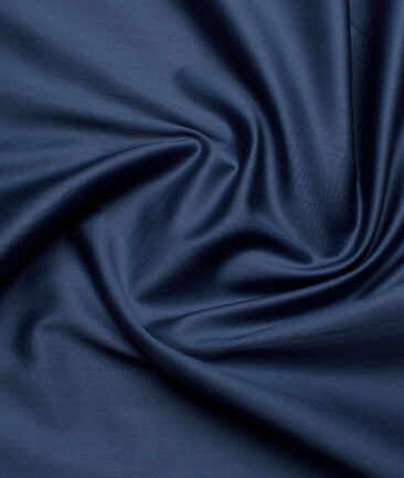 Tessitura Monti 2 Ply 70's Giza Cotton Solids Shirting Fabric (Nile Blue)