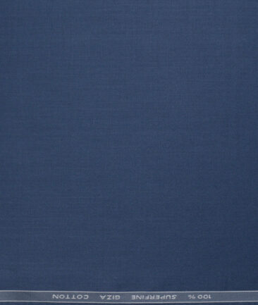 Tessitura Monti 2 Ply 70's Giza Cotton Solids Shirting Fabric (Nile Blue)