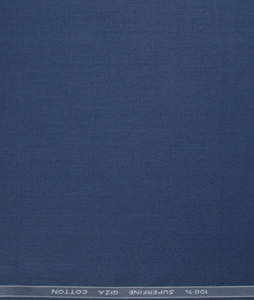 Tessitura Monti 2 Ply 70's Giza Cotton Solids Shirting Fabric (Nile Blue)