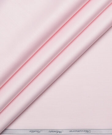 Tessitura Monti 2 Ply 70's Giza Cotton Solids Shirting Fabric (Pink)