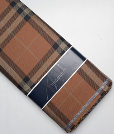Tessitura Monti  Giza Cotton Checks Shirting Fabric (Copper)