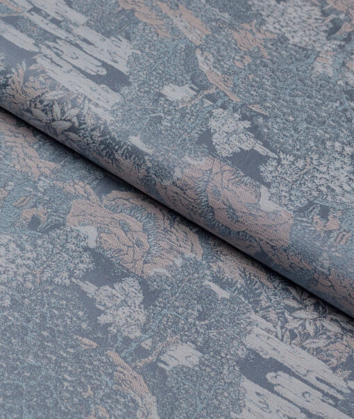 Tessitura Monti  Giza Cotton Self Design Shirting Fabric (Grey)