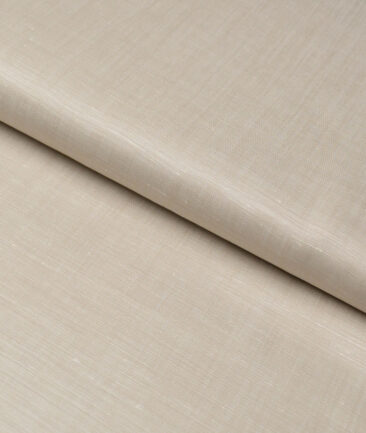 Tessitura Monti  Linen Tencel Solids Shirting Fabric (Beige)