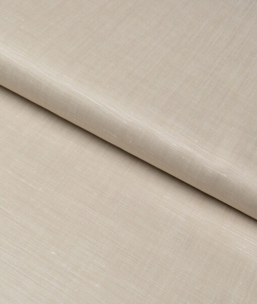 Tessitura Monti  Linen Tencel Solids Shirting Fabric (Beige)