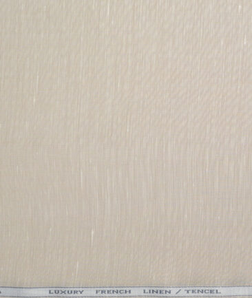 Tessitura Monti  Linen Tencel Solids Shirting Fabric (Beige)
