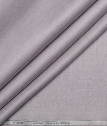 Tessitura Monti  Linen Tencel Solids Shirting Fabric (Onion Purple)