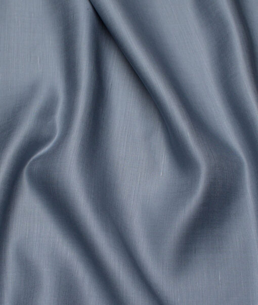 Tessitura Monti  Linen Tencel Solids Shirting Fabric (Regent Grey)