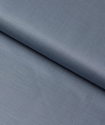 Tessitura Monti  Linen Tencel Solids Shirting Fabric (Regent Grey)