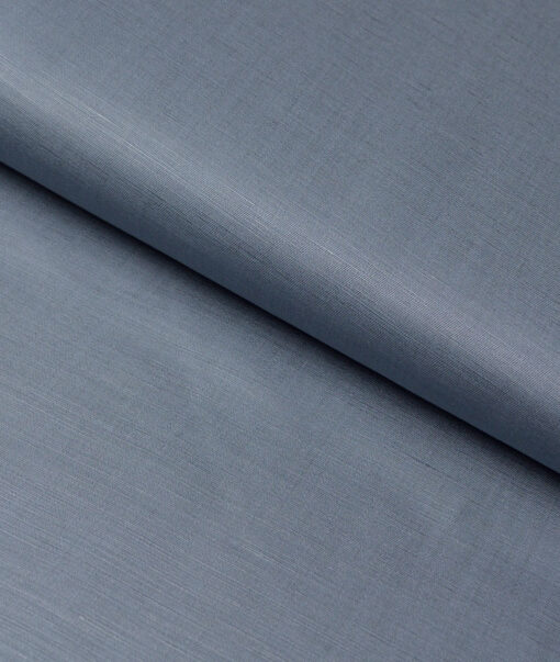 Tessitura Monti  Linen Tencel Solids Shirting Fabric (Regent Grey)