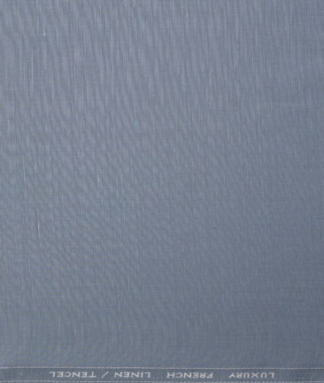 Tessitura Monti  Linen Tencel Solids Shirting Fabric (Regent Grey)