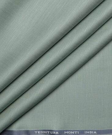 Tessitura Monti  Linen Tencel Solids Shirting Fabric (Sage Green)